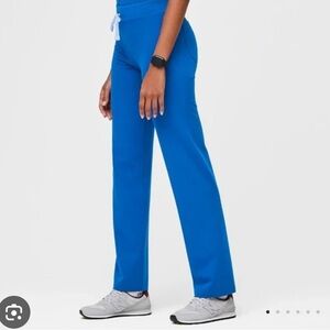 Figs Livingston Royal Blue Scrub Pants Small